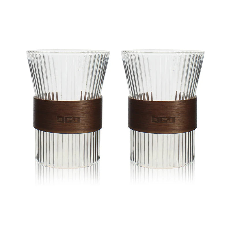 Ogo Living - Set 2 Tazze in Vetro Borosilicato"Karl"