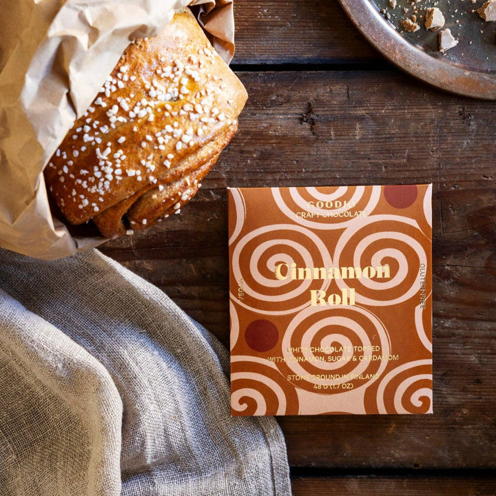 Goodio Chocolate - Cioccolato Vegano al Cinnamon Roll