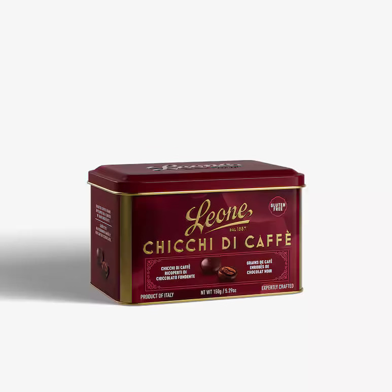 Leone - Lattina Chicchi Caffè Ricoperti 150g