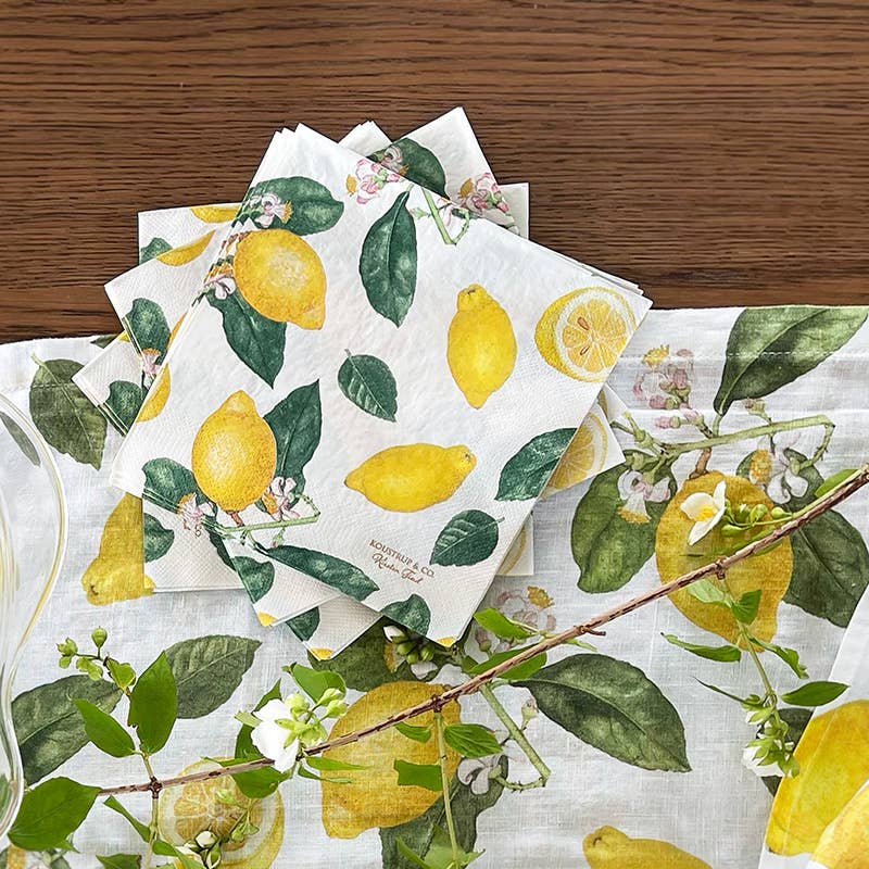 Koustrupco - Tovaglioli in Carta FSC Limoni