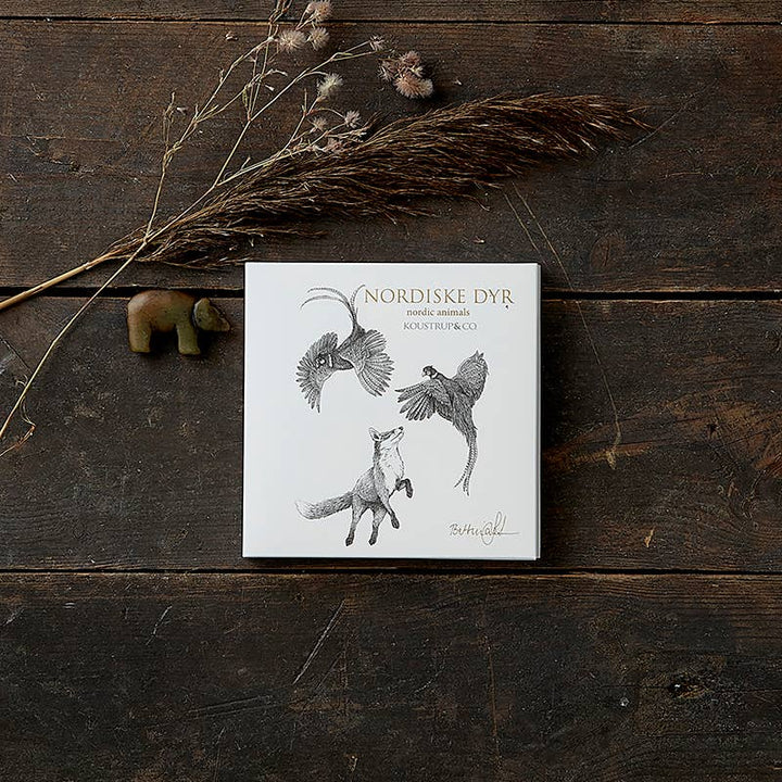 Koustrupco - Set 8 Biglietti d'Auguri "Animali del Nord"