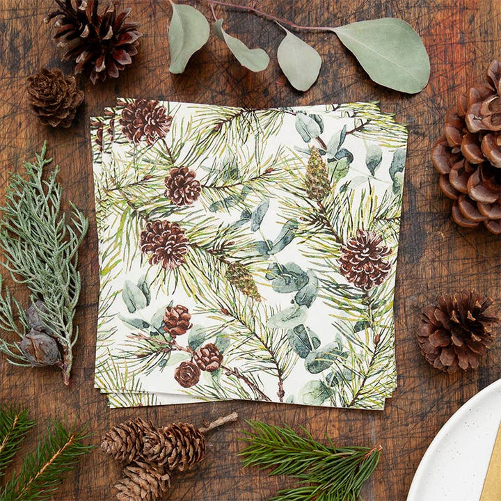 Home Fashion - Tovaglioli Natalizi in Carta "Pino"