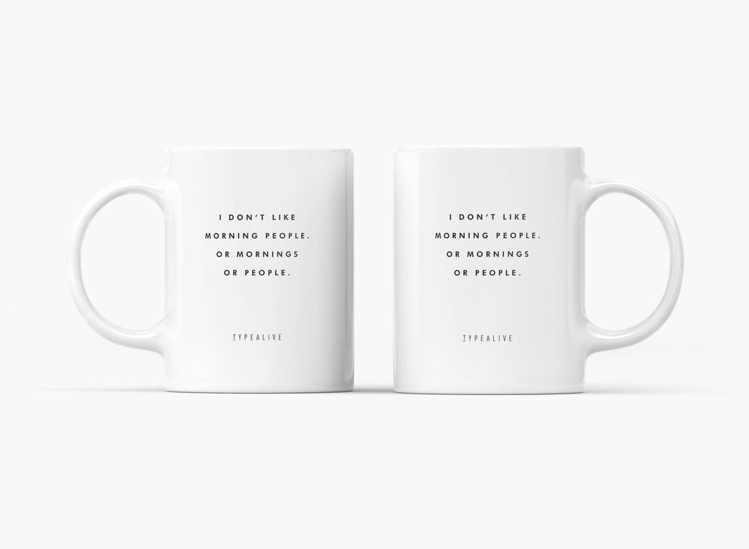 Typealive - Tazza in Ceramica "Morning People"