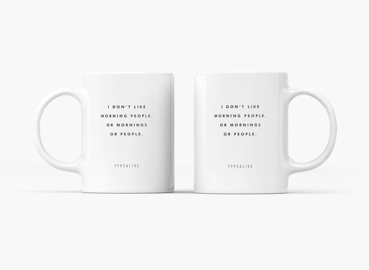 Typealive - Tazza in Ceramica "Morning People"