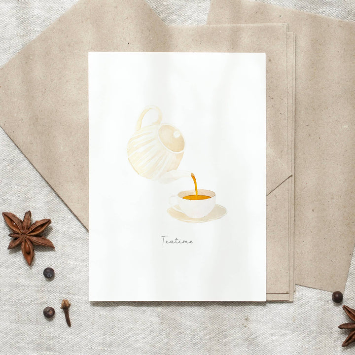 Leo La Douce - Cartolina "Teatime"