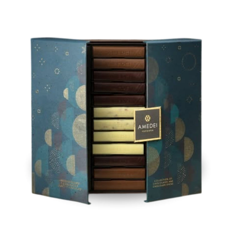 Amedei -  Confezione Regalo Cioccolatini Assortiti e Lingottini Incanto 256g