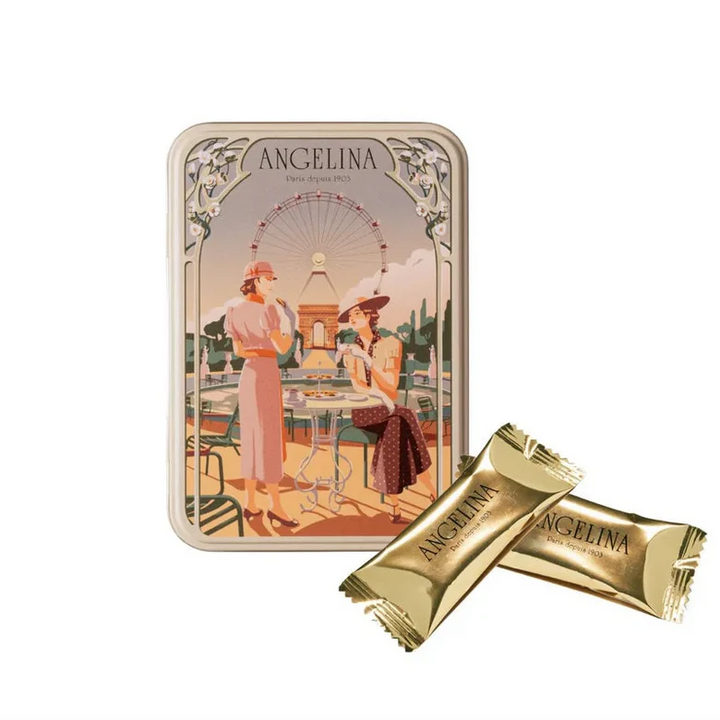 Angelina Paris - Mini Crepes Dentelles Croccanti al Cioccolato Fondente