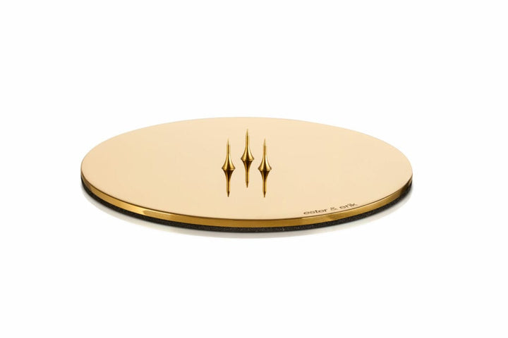 Ester &amp; Erik - Portacandele Piatto Oro Lucido 1pz 12cm