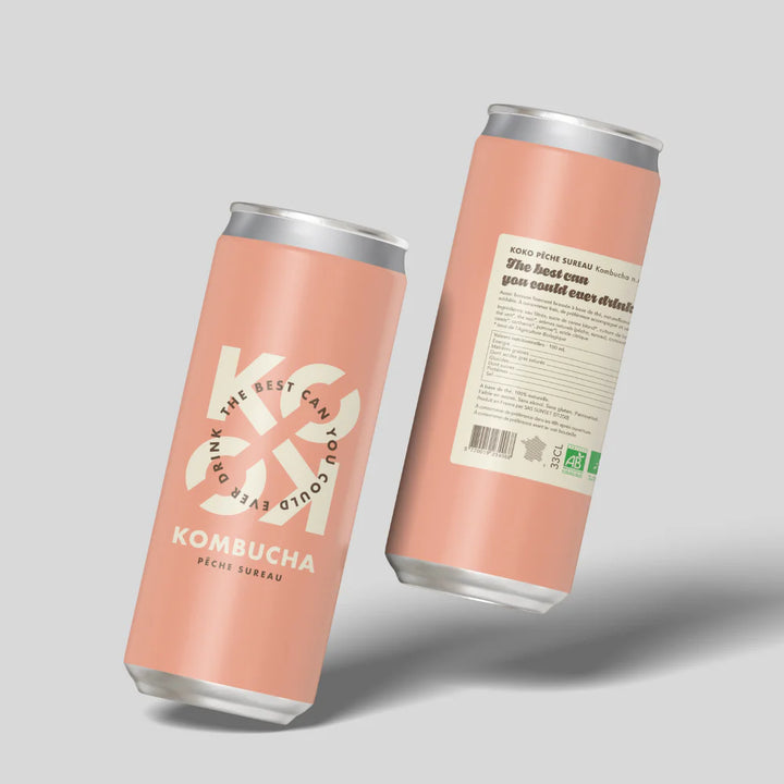 KOKO Kombucha Pesca e Fiore di Sambuco