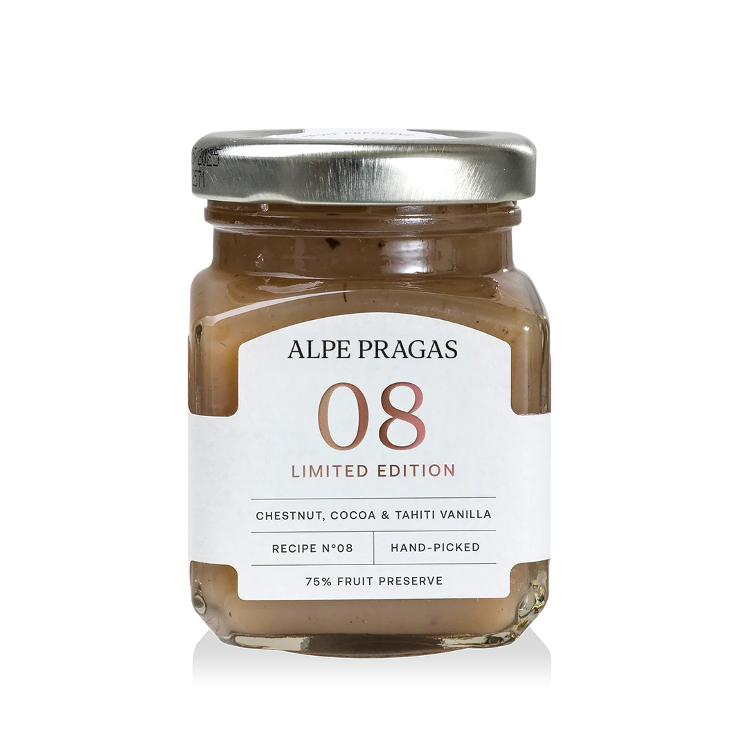 Alpe Pragas - Composta Limited Edition Castagna, Cacao e Vaniglia Tahiti 220g
