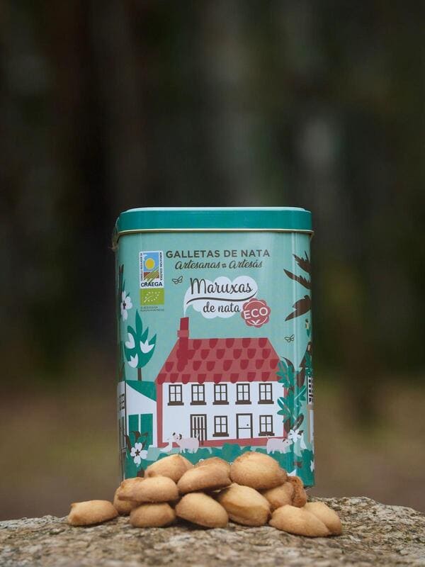 Maruxas - Biscotti Galiziani "Galletas de Nata" BIO in Latta 400g