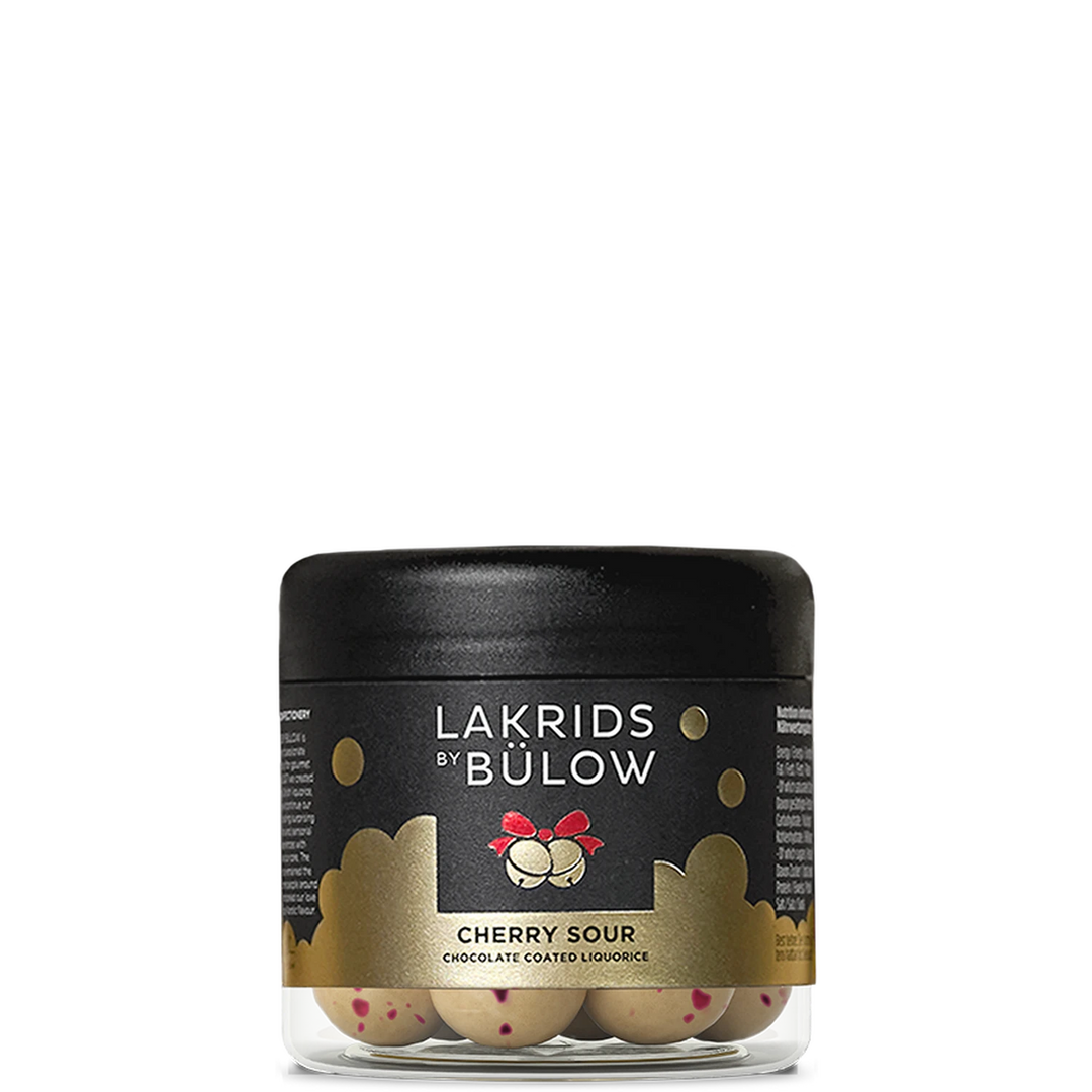Lakrids by Bülow - Cioccolato Bianco e Ciliegia Sour Small 115g