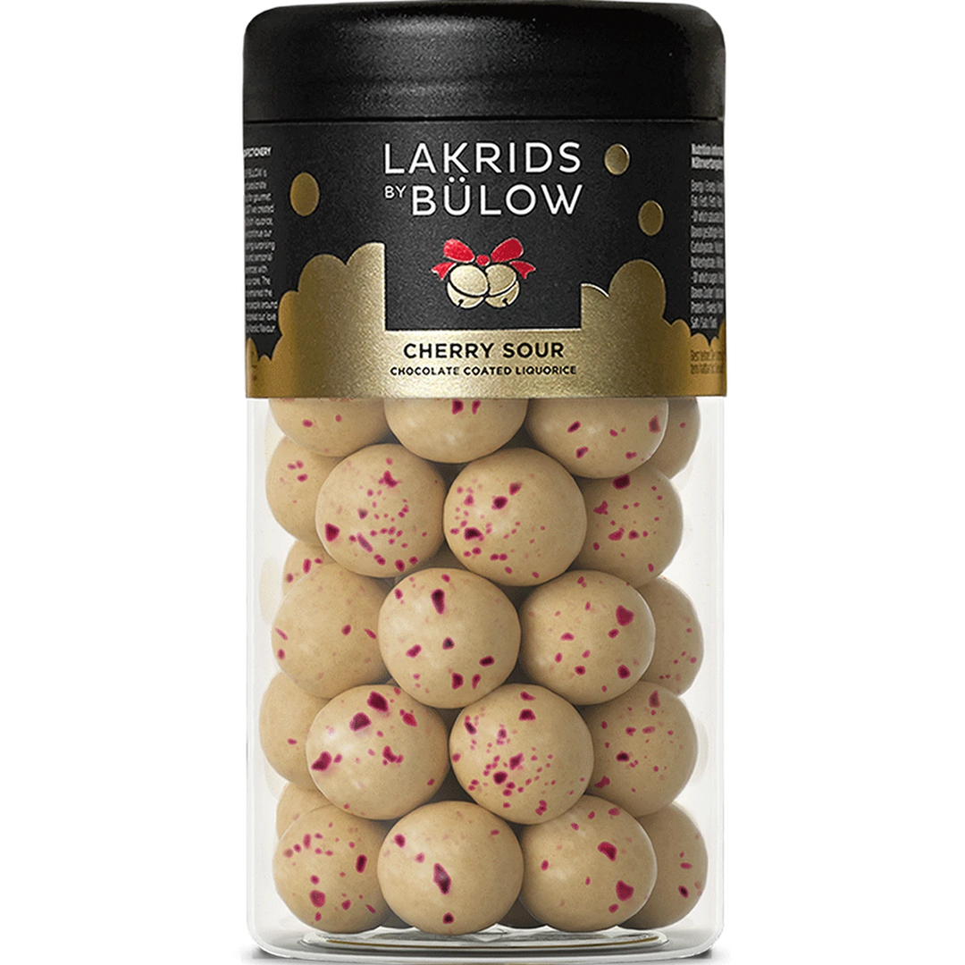 Lakrids by Bülow - Cioccolato Bianco e Ciliegia Sour 270g