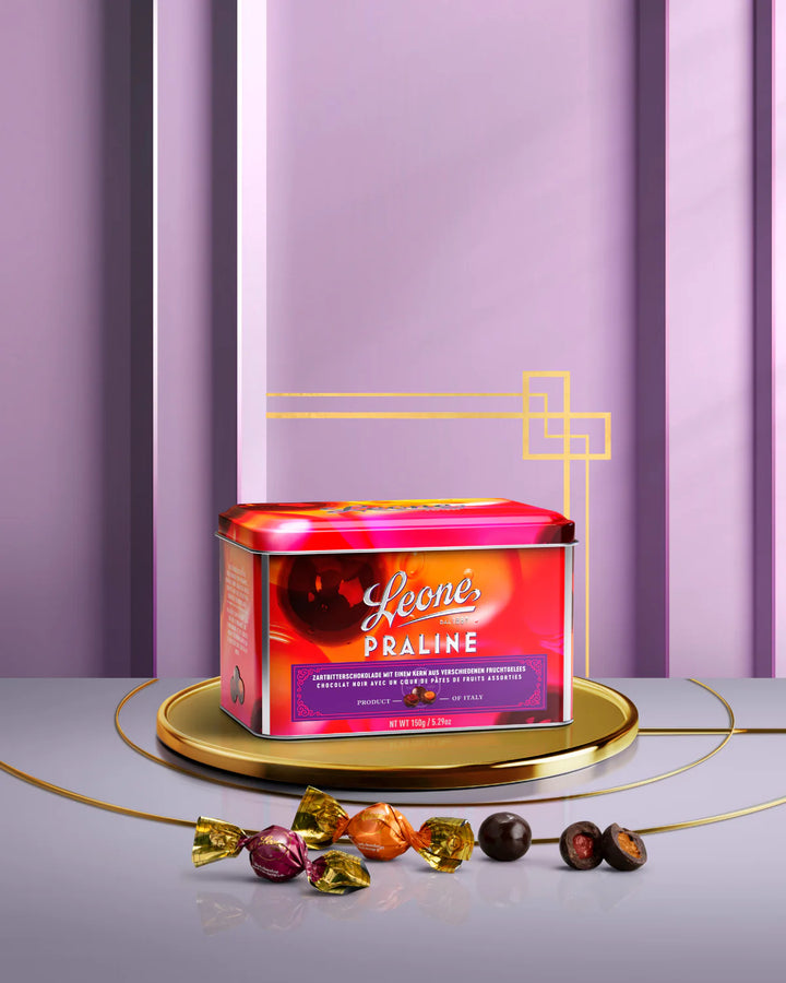 Leone - Latta Praline con Gelatine di Frutta Assortite 150g