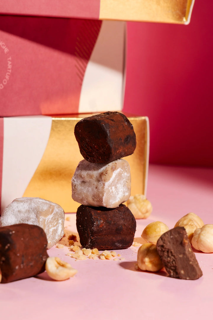 TastëLanghe - Mix di Tartufi Dolci al Cioccolato con Nocciole del Piemonte IGP 200g