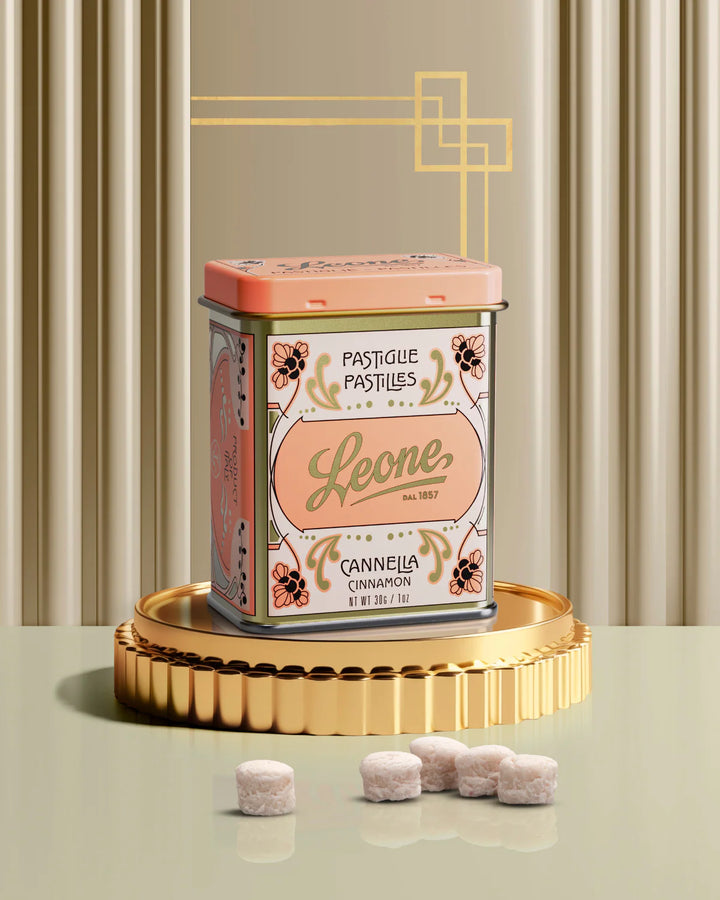 Leone - Pastiglie Miste Dissetanti alla Cannella in Latta 30g