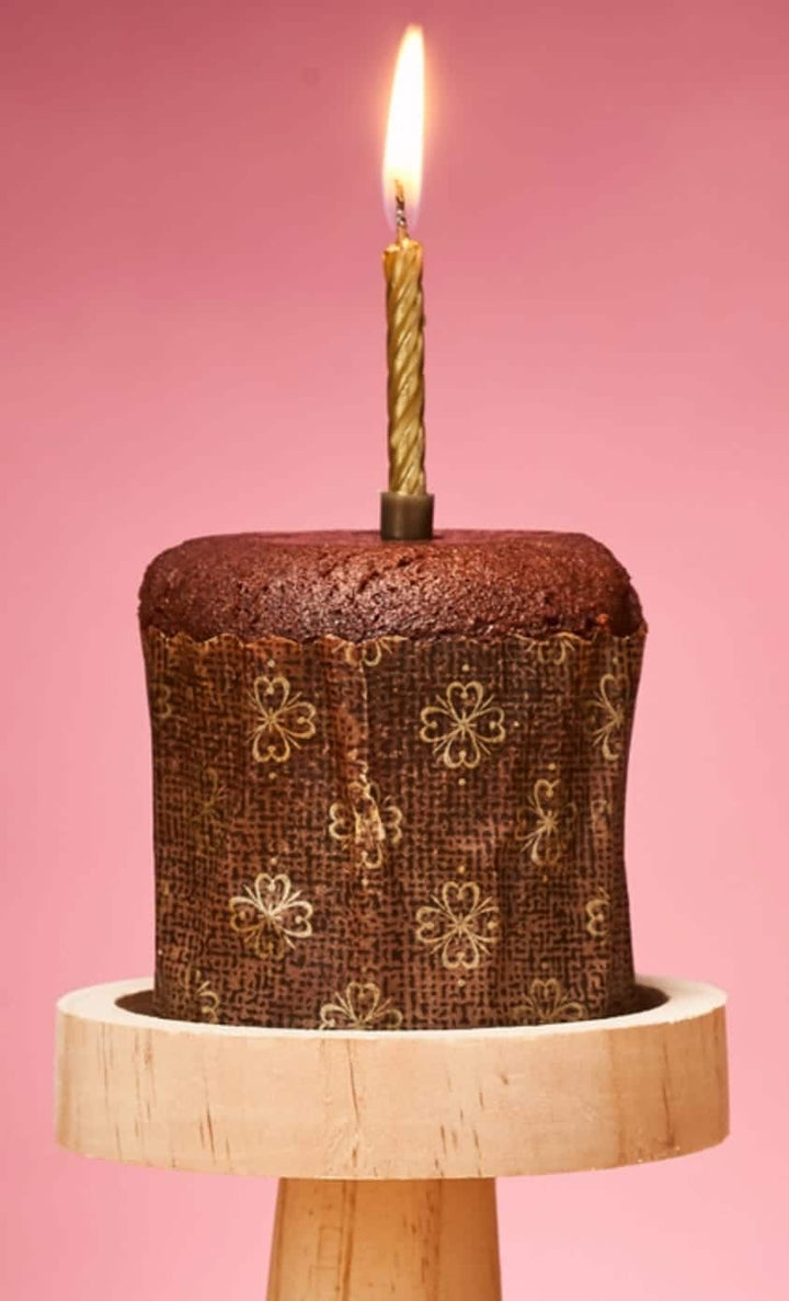 Wondercake - Tortina di Auguri allo Champagne con Candelina