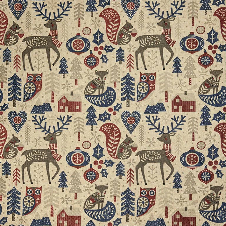 Home Fashion - Tovaglioli Natalizi in Carta "Natale Scandinavo"