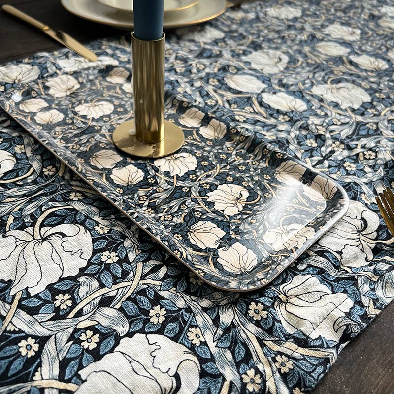 Koustrupco - Vassoio Rettangolare Blu "Pimpernel" by William Morris