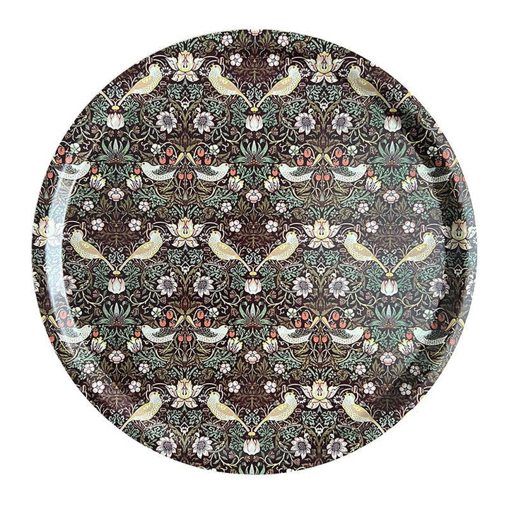 Koustrupco - Vassoio Bordeaux "Strawberry Thief" by William Morris