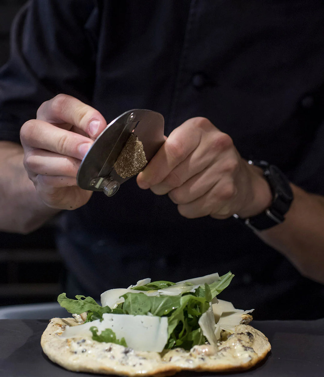 Artisan de la Truffe - Affettatartufi con Manico in Legno + Sacchetto