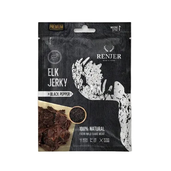 Renjer - Carne Essiccata di Alce al Pepe Nero