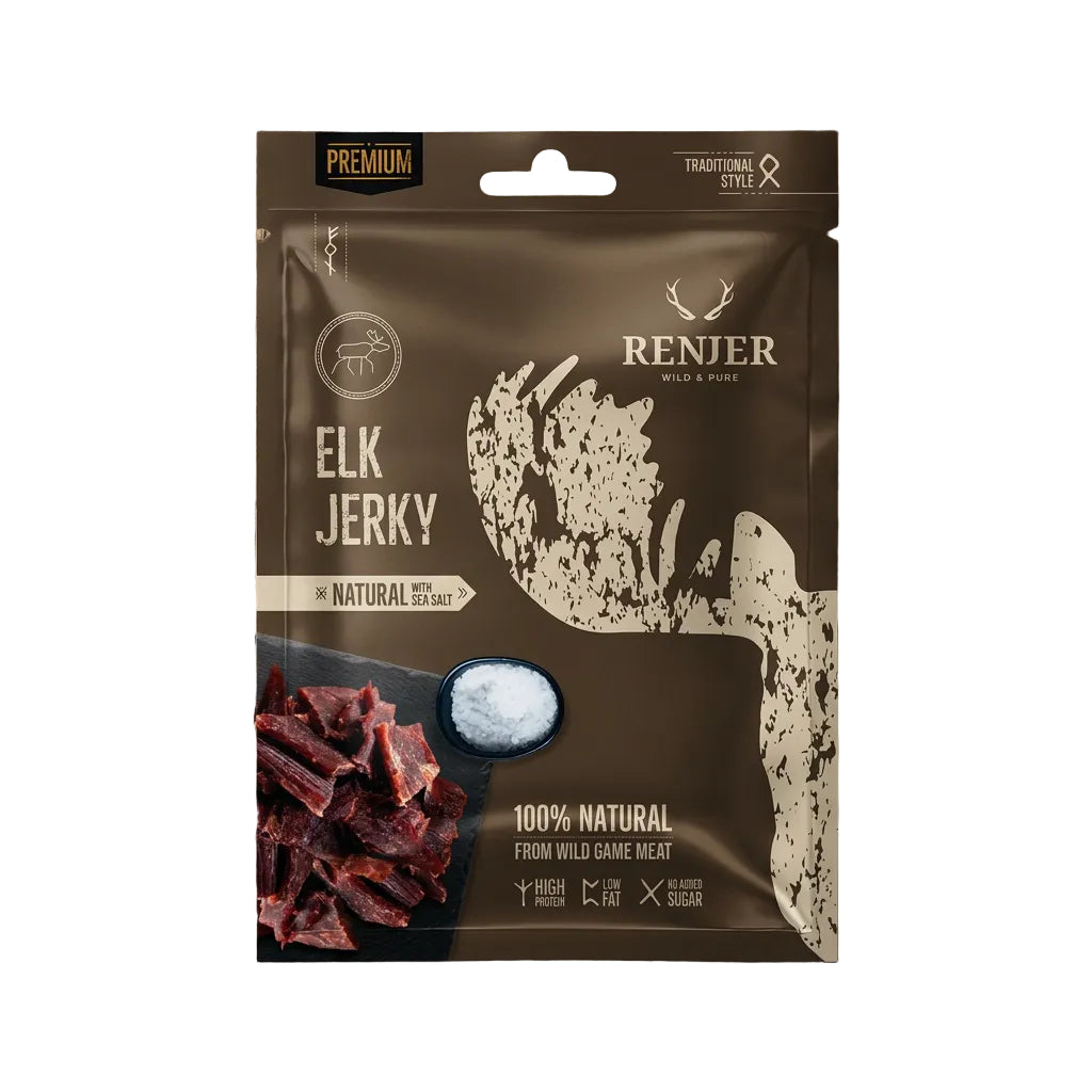 Renjer - Carne Essiccata di Alce al Sale Marino 25g