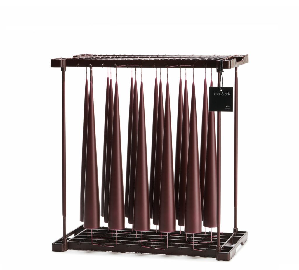 Ester &amp; Erik - Candela Taper 32cm Aubergine 1pz