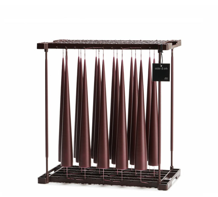 Ester &amp; Erik - Candela Taper 32cm Aubergine 1pz