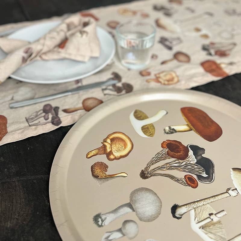 Koustrupco - Vassoio Rotondo Funghi Primavera 2026