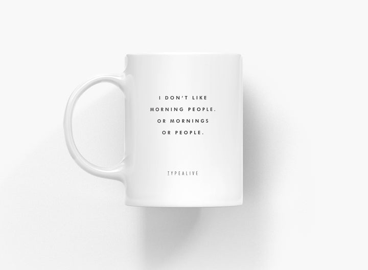 Typealive - Tazza in Ceramica "Morning People"