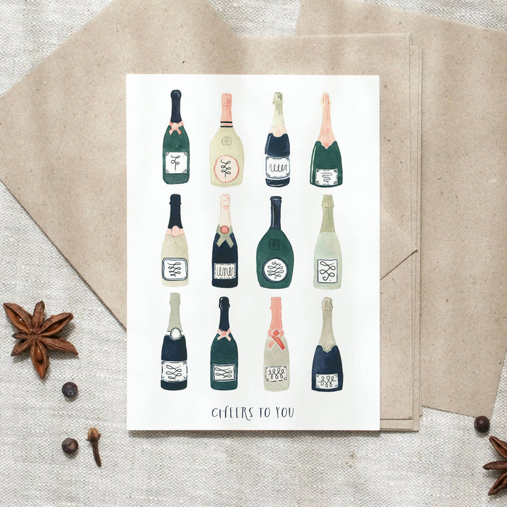 Leo La Douce - Cartolina "Cheers To You"