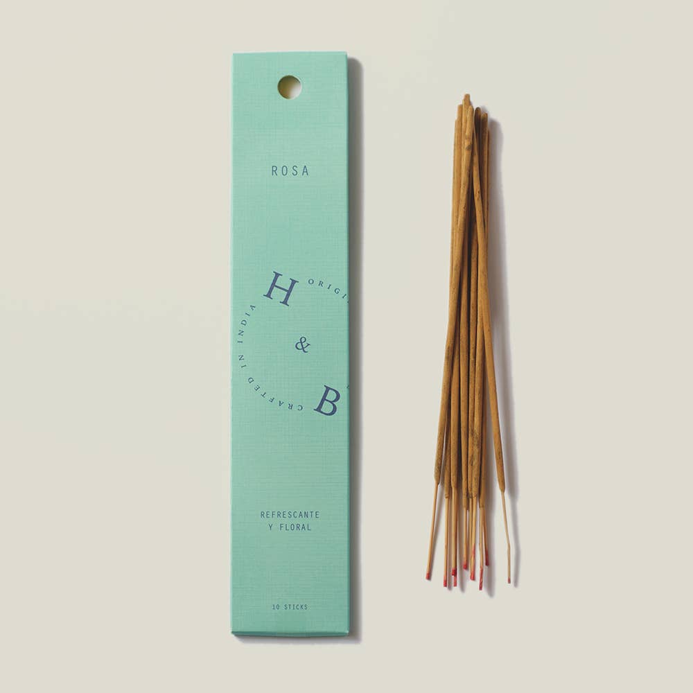 H&amp;B Incense - Incenso Naturale alla Rosa