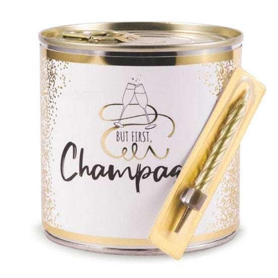 Wondercake - Tortina di Auguri allo Champagne con Candelina