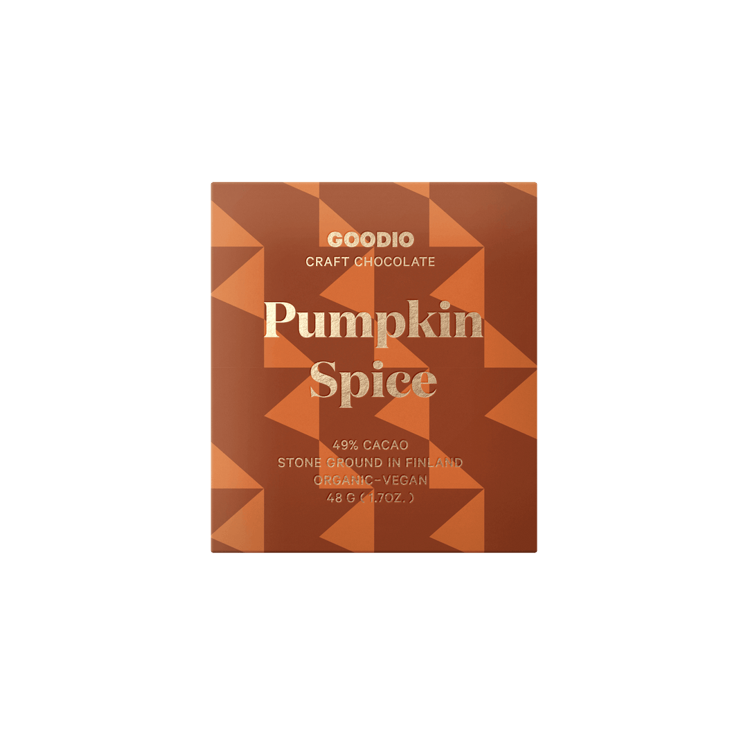 Goodio Chocolate - Cioccolato al 49% con spezie di zucca