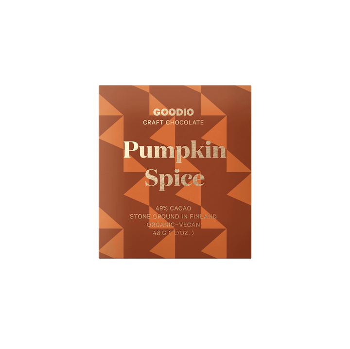 Goodio Chocolate - Cioccolato al 49% con spezie di zucca