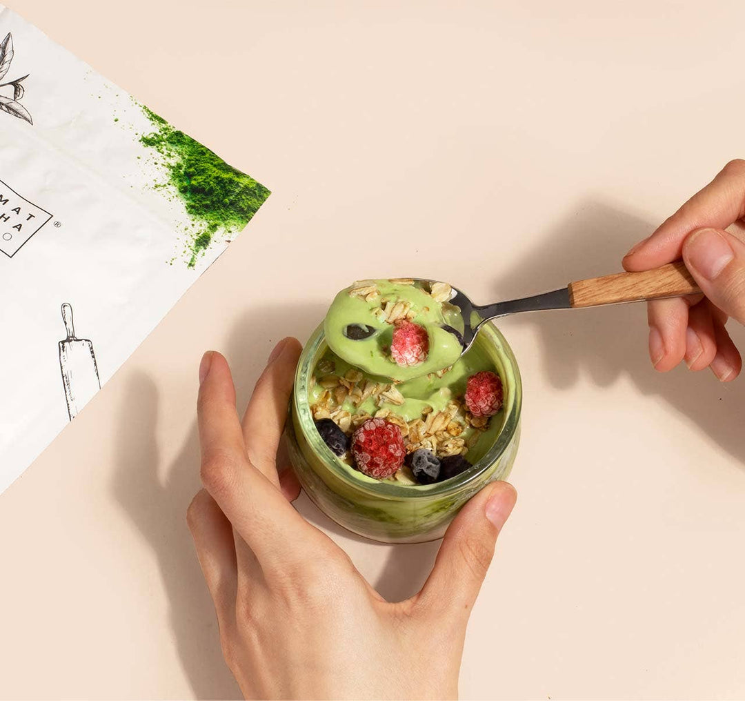 Matcha &amp; CO - Polvere di Tè Matcha BIO per Latte, Smoothies, Ricette 100g