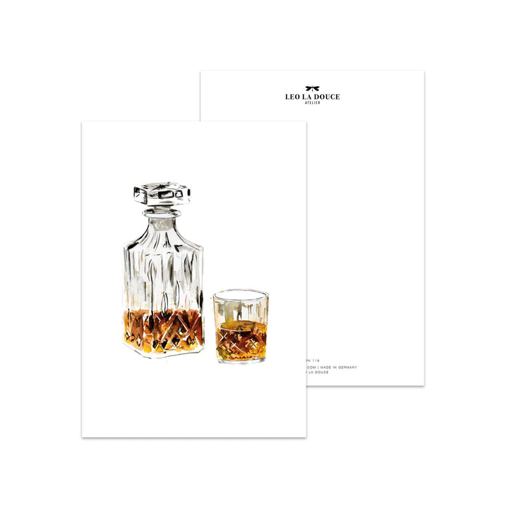 Leo La Douce - Cartolina "Whisky"