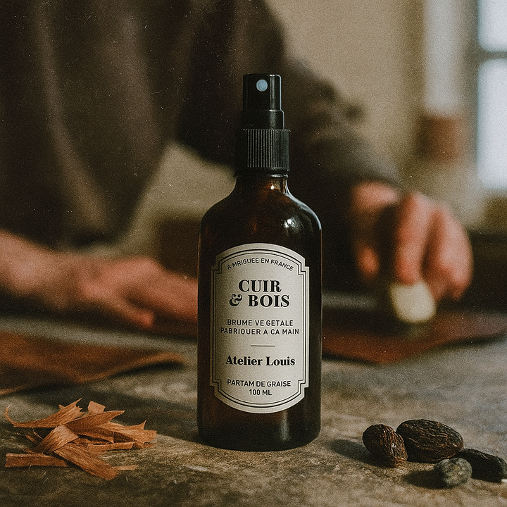 Atelier Louis - Spray Vegetale per Ambiente Cuoio e Legno 100ml