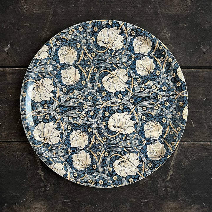 Koustrupco - Vassoio Rotondo Blu "Pimpernel" by William Morris
