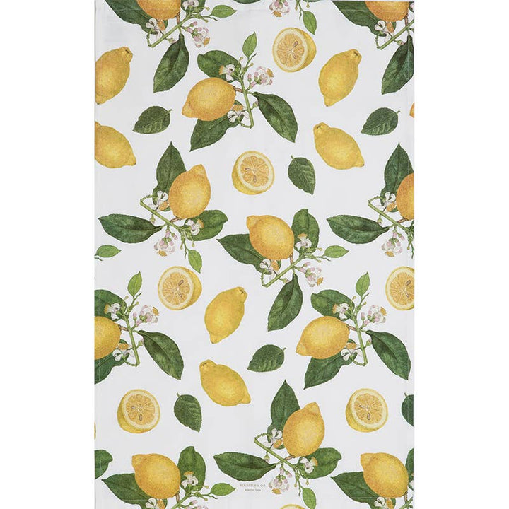 Koustrupco - Strofinaccio Limoni in Cotone 100% Organico