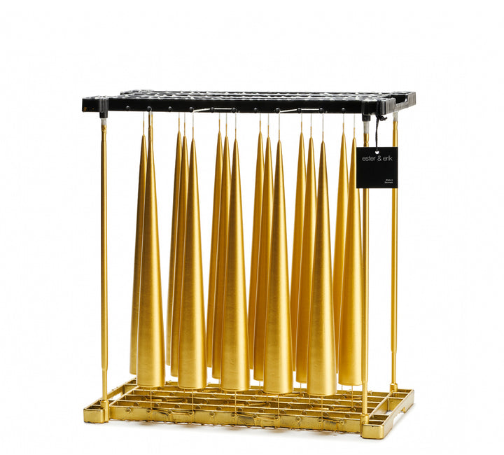 Ester &amp; Erik - Candela Conica 37cm Gold Metallic 1pz