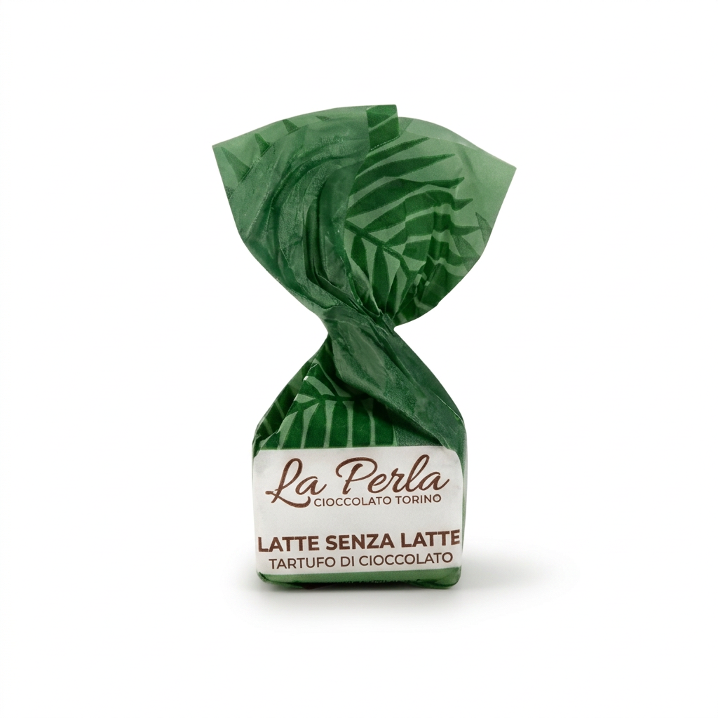 La Perla Cioccolato Torino - Tartufi di Cioccolato Latte Senza Latte Formato Sfuso 100g
