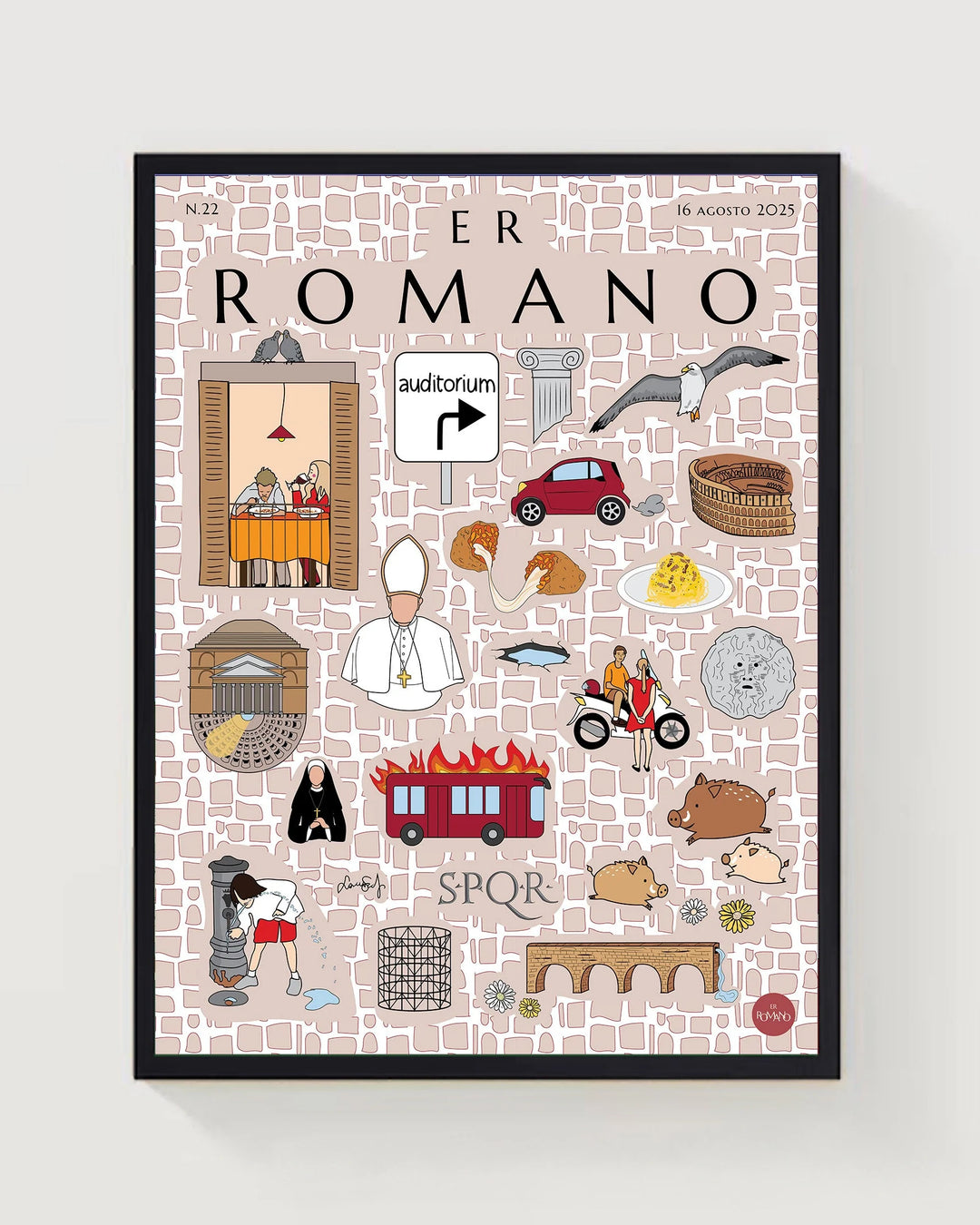 Poster Er Romano -  A4