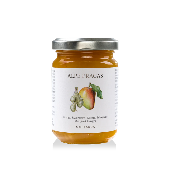 Alpe Pragas - Mostarda Mango e Zenzero 160g