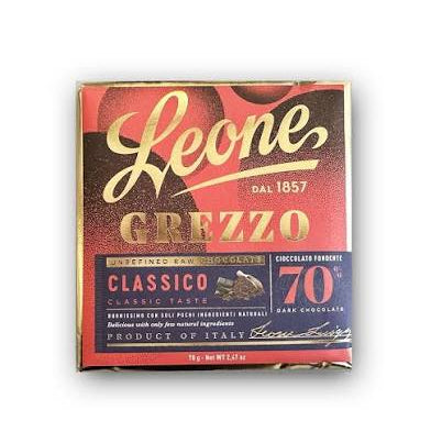 Tavoletta Cioccolato Grezzo Leone 70 Percento